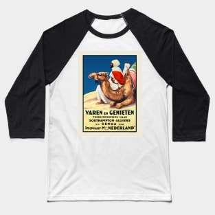 Algeria Netherlands Vintage Travel Poster 1926 Baseball T-Shirt